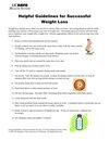 Helpful Guidelines for Successful Weight Loss